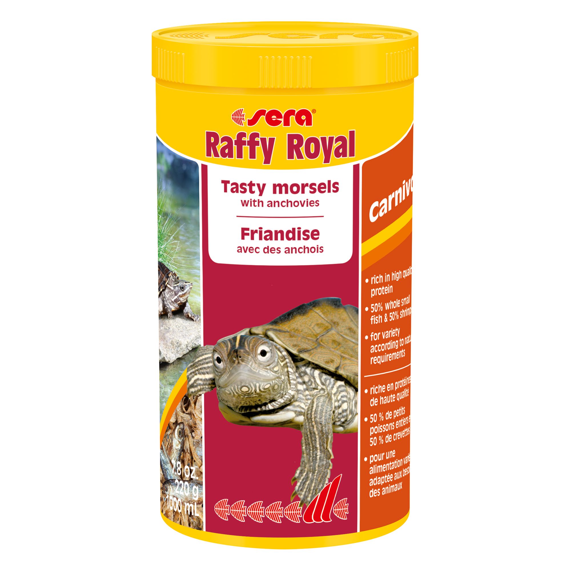 Sera® Raffy Royal Granulated Reptile Food - Aquatic Reptile Food - 1000 ml