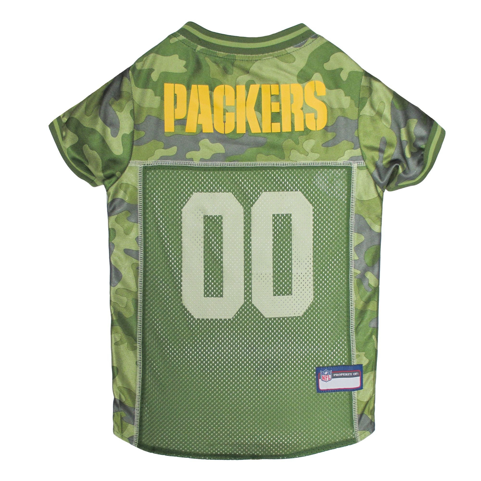 Green Bay Packers NFL Camo Jersey | dog Jerseys & Team Sports | PetSmart