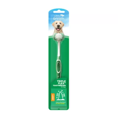 Product TropiClean® Fresh Breath® Triple Flex Dog Toothbrush