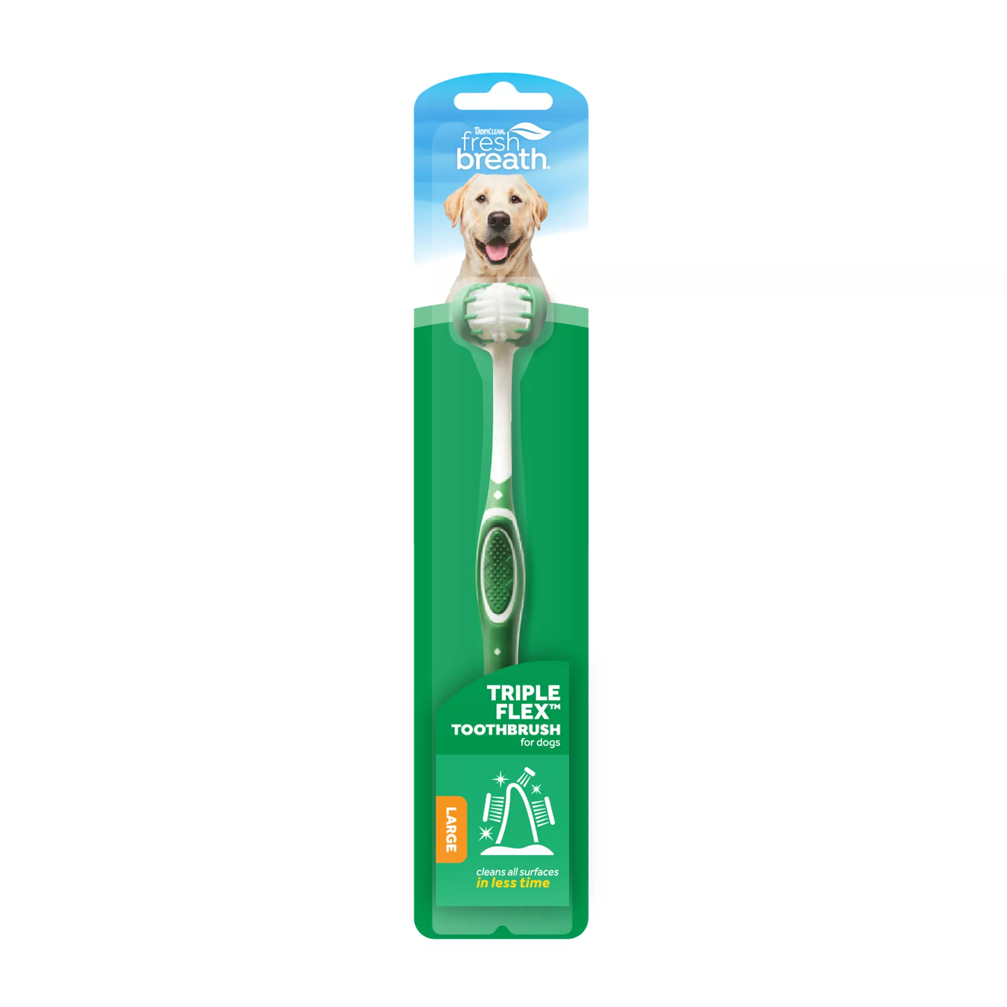 TropiClean® Fresh Breath® Triple Flex Dog Toothbrush