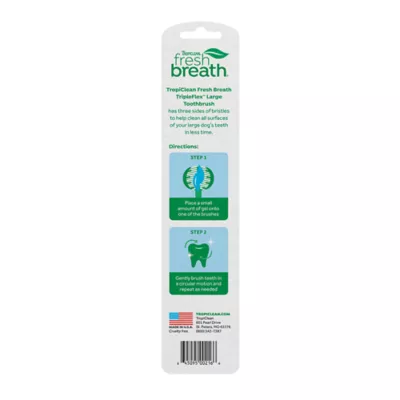 Product TropiClean® Fresh Breath® Triple Flex Dog Toothbrush