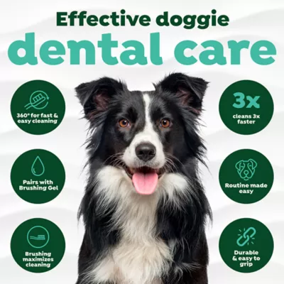 Product TropiClean® Fresh Breath® Triple Flex Dog Toothbrush