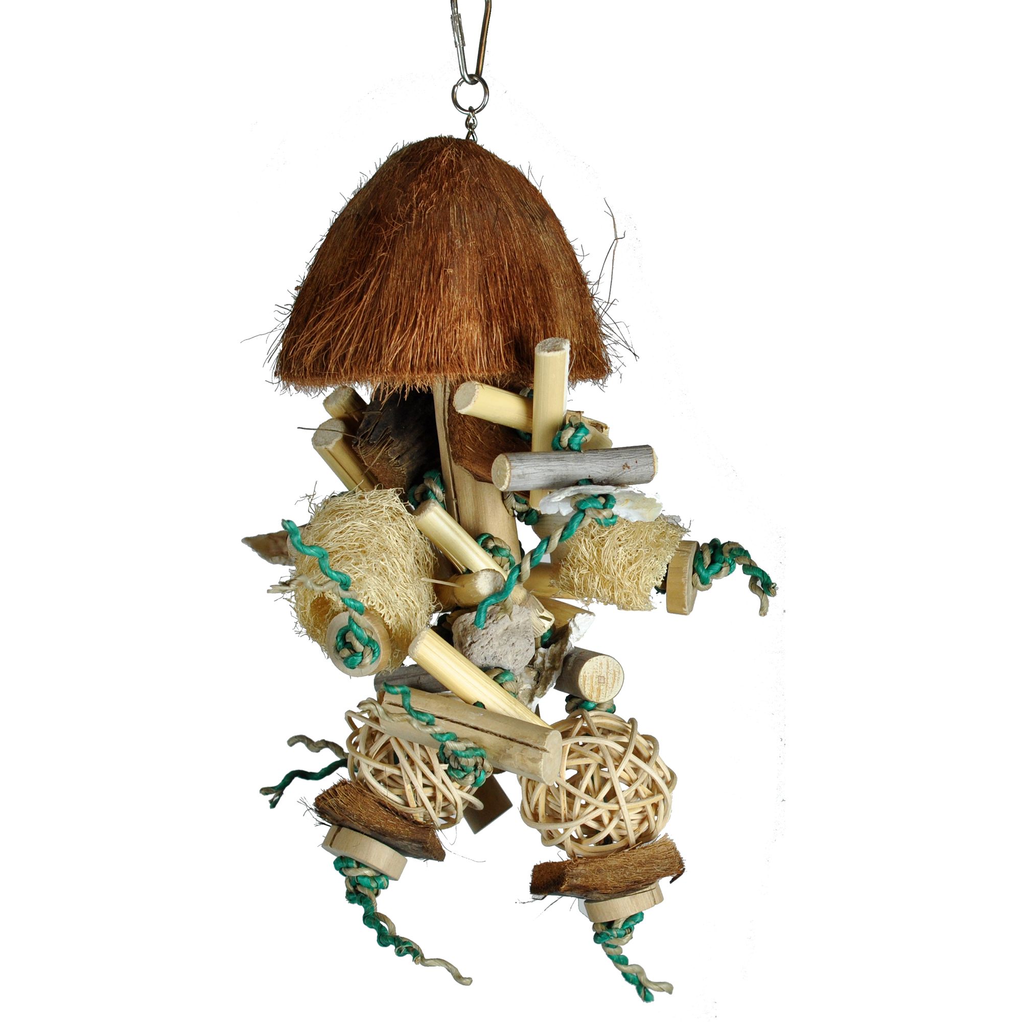 A&E Cage Company Java Bush Bird Toy - Wood Chew Toy for Pet Birds - thumbnail 2