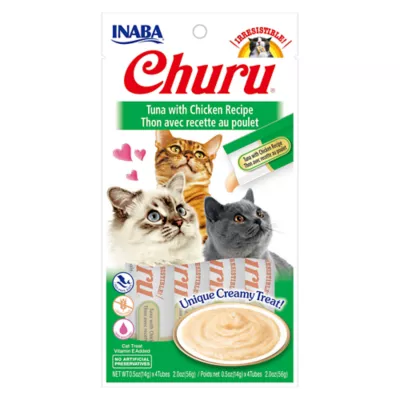 Product Inaba Churu Creamy Puree Cat Treat - Tuna & Chicken