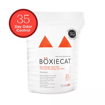 Product Boxiecat Extra Strength Clumping Multi-Cat Clay Cat Litter - Unscented, Low Dust, Low Tracking