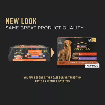 Product Purina® Pro Plan Complete Essentials Adult Wet Dog Food - Grain Free, Variety Pack, 13 Oz, 12 Count