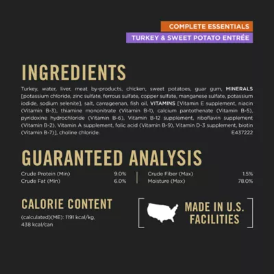 Product Purina® Pro Plan Complete Essentials Adult Wet Dog Food - Grain Free, Variety Pack, 13 Oz, 12 Count