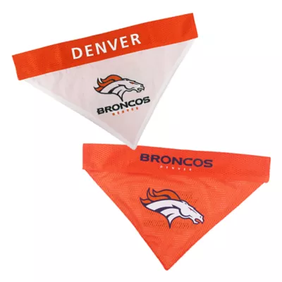 Product Denver Broncos NFL Reversible Pet Bandana