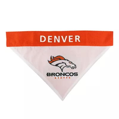 Product Denver Broncos NFL Reversible Pet Bandana