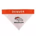 Denver Broncos NFL Reversible Pet Bandana image thumbnail 3