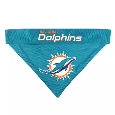 Miami Dolphins NFL Reversible Pet Bandana - Image 2
