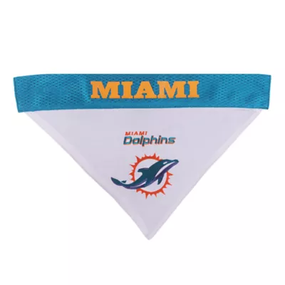Miami Dolphins NFL Reversible Pet Bandana - Image 3
