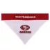 Pets First San Francisco 49ers NFL Reversible Bandana image thumbnail 2