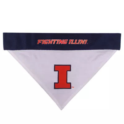 Product Illinois Fighting Illini NCAA Reversible Pet Bandana