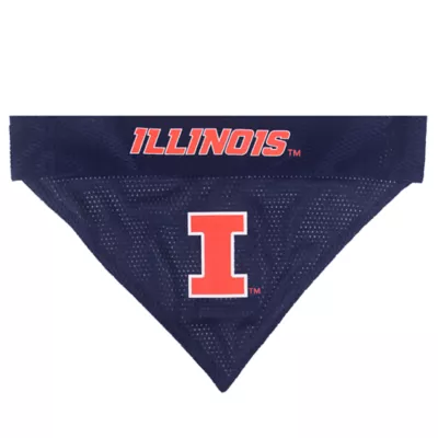 Product Illinois Fighting Illini NCAA Reversible Pet Bandana