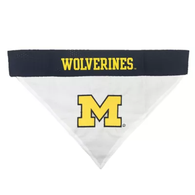 Product Michigan Wolverines NCAA Reversible Pet Bandana