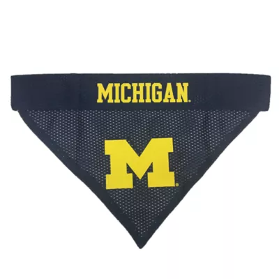 Product Michigan Wolverines NCAA Reversible Pet Bandana