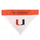 Product Pets First Miami Hurricanes NCAA Reversible Bandana