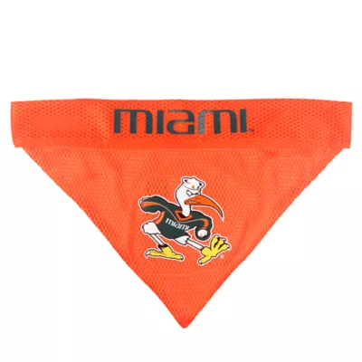 Product Pets First Miami Hurricanes NCAA Reversible Bandana