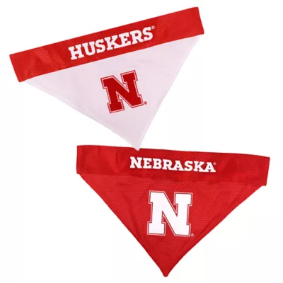 Pets First Nebraska Huskers NCAA Reversible Bandana - Image 1