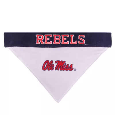 Pets First Ole Miss Rebels NCAA Reversible Bandana - Image 2