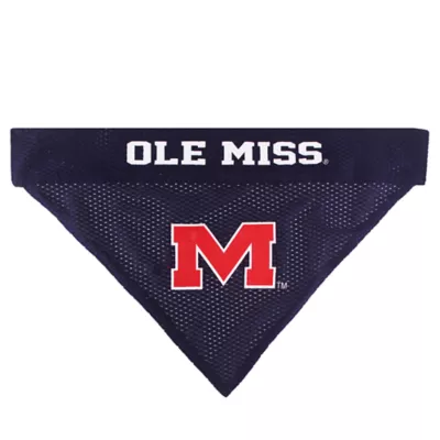 Pets First Ole Miss Rebels NCAA Reversible Bandana - Image 3