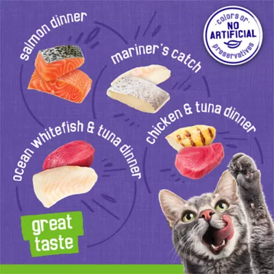 Friskies® Seafood & Chicken Pate Adult Cat Wet Food - Variety Pack, 5.5 Oz, 48 Count - Image 8