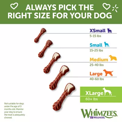 Product WHIMZEES Brushzees Dental Dog Treat - Natural, Grain Free, 1 Count