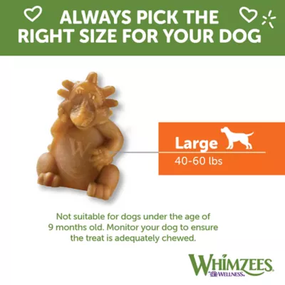 Product WHIMZEES Hedgehog Dental Dog Treat - Natural, 1 Count