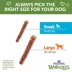 WHIMZEES Veggie Sausage Dog Dental Treat - Natural, 1 Count image thumbnail 6
