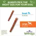 WHIMZEES Veggie Sausage Dog Dental Treat - Natural, 1 Count image thumbnail 6