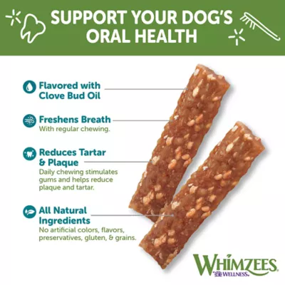 WHIMZEES Veggie Sausage Dog Dental Treat - Natural, 1 Count - Image 3
