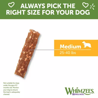 WHIMZEES Veggie Sausage Dog Dental Treat - Natural, 1 Count - Image 6