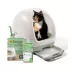Tidy Cats Breeze Hooded Cat Litter Box System Starter Kit - Litter Box, Pads & Pellets image thumbnail 1
