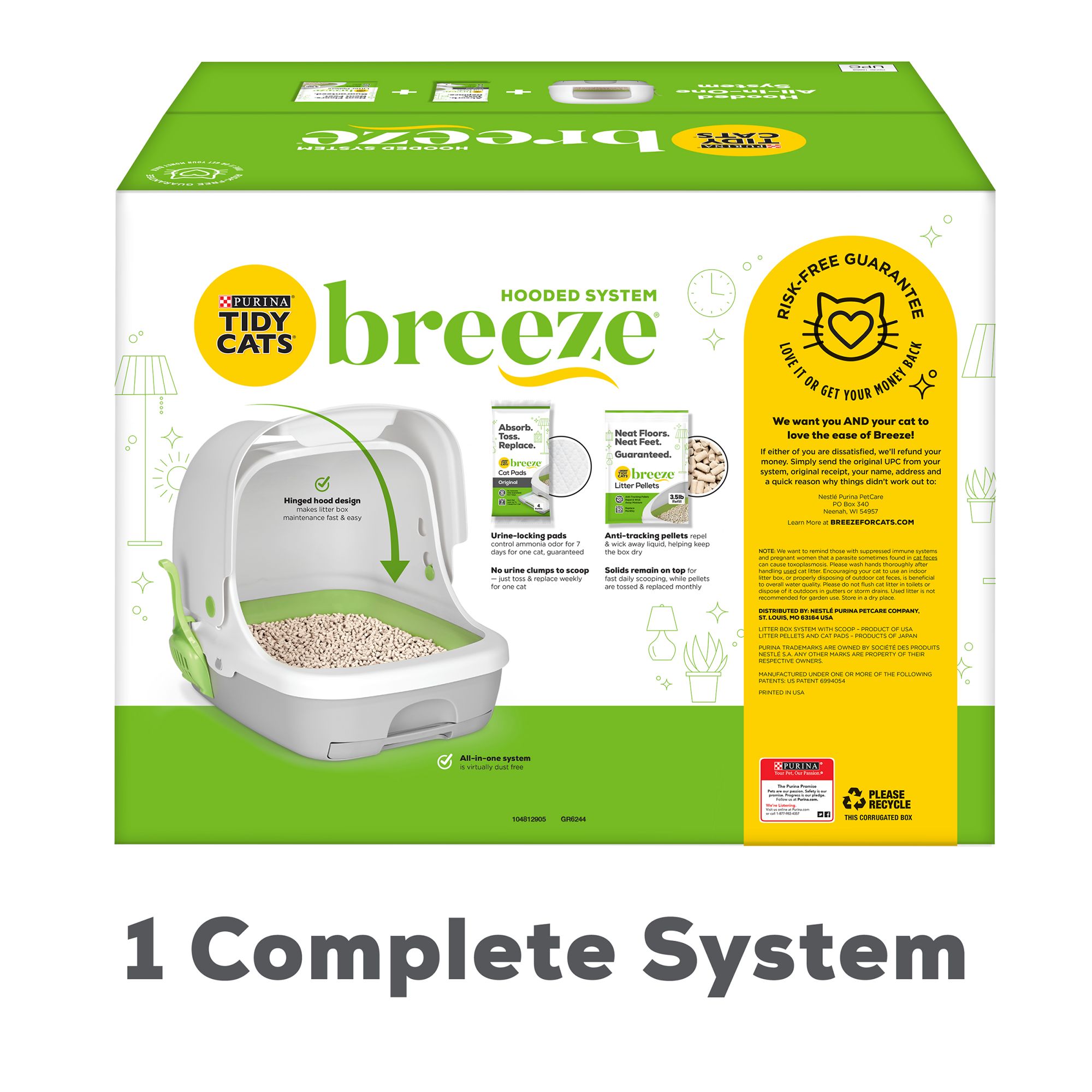 tidy cats breeze litter box system $17