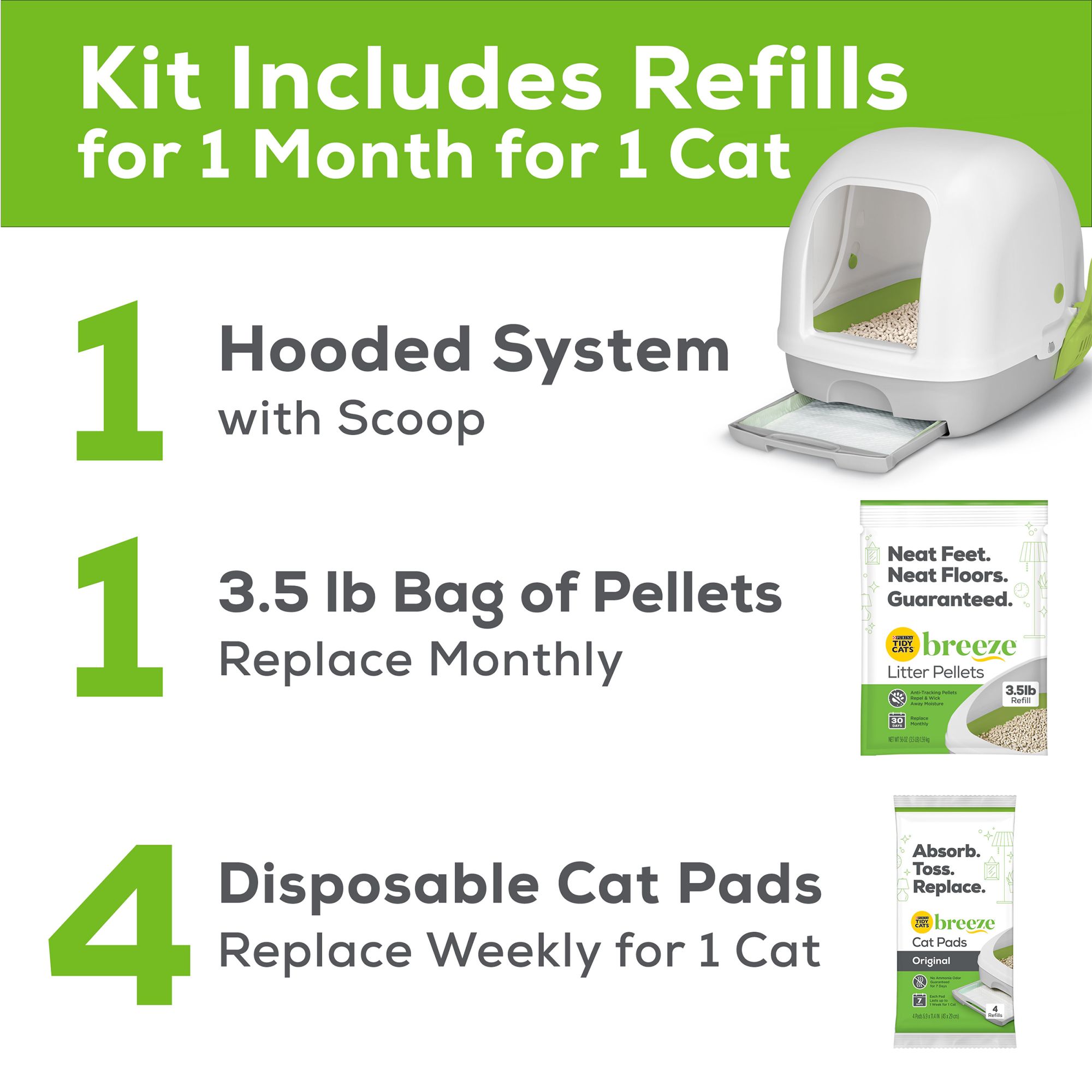 tidy cat breeze hooded system