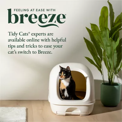 Purina® Tidy Cats Breeze Covered Litter Box System Starter Kit- Litter Box, Pads & Pellets - Image 8