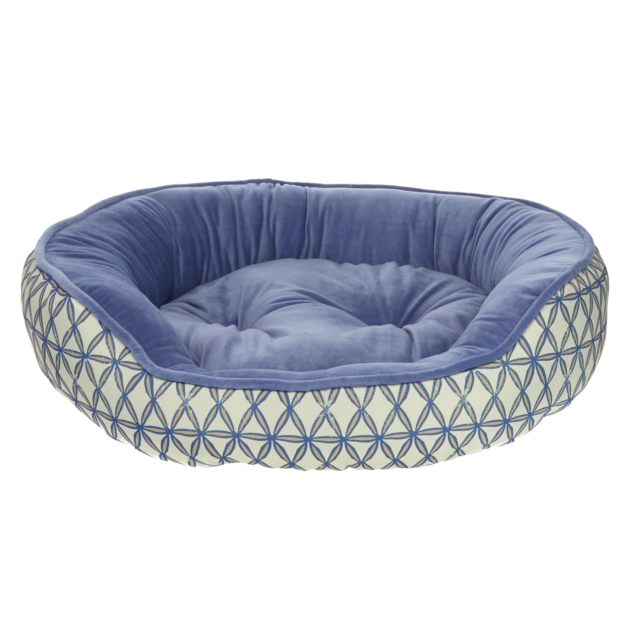 Top Paw® Printed Cuddler Pet Bed | dog Cuddler Beds | PetSmart