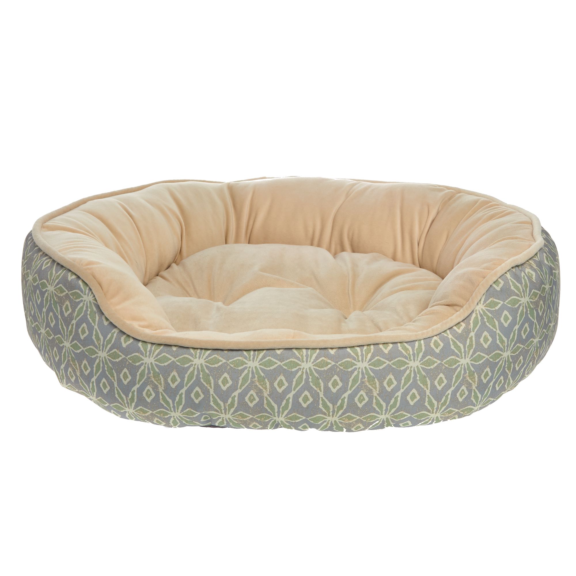 Top Paw® Printed Cuddler Pet Bed dog Cuddler Beds PetSmart