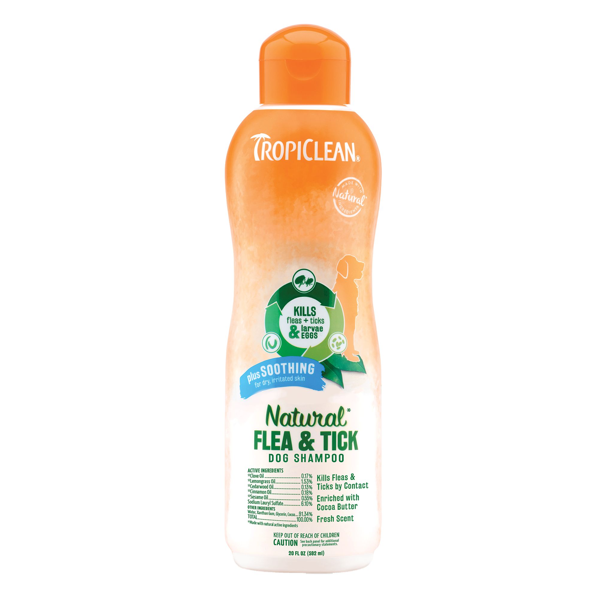 tropiclean flea and tick shampoo