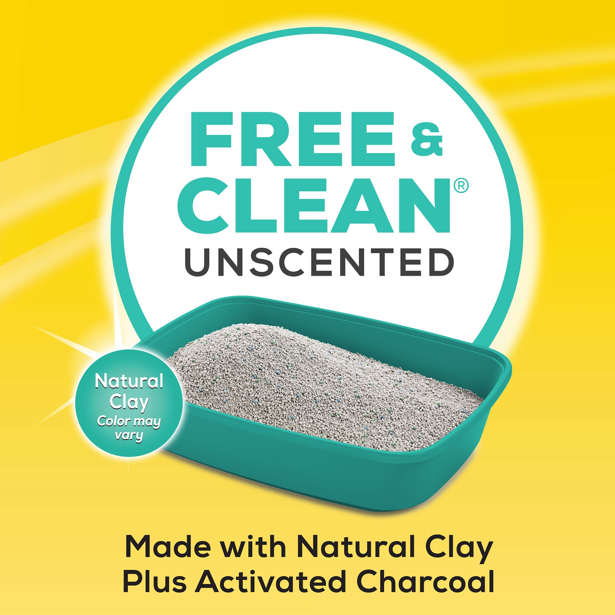 Purina Tidy Cats Free Clean Clumping Multi Cat Clay Cat Litter Unscented Low Dust