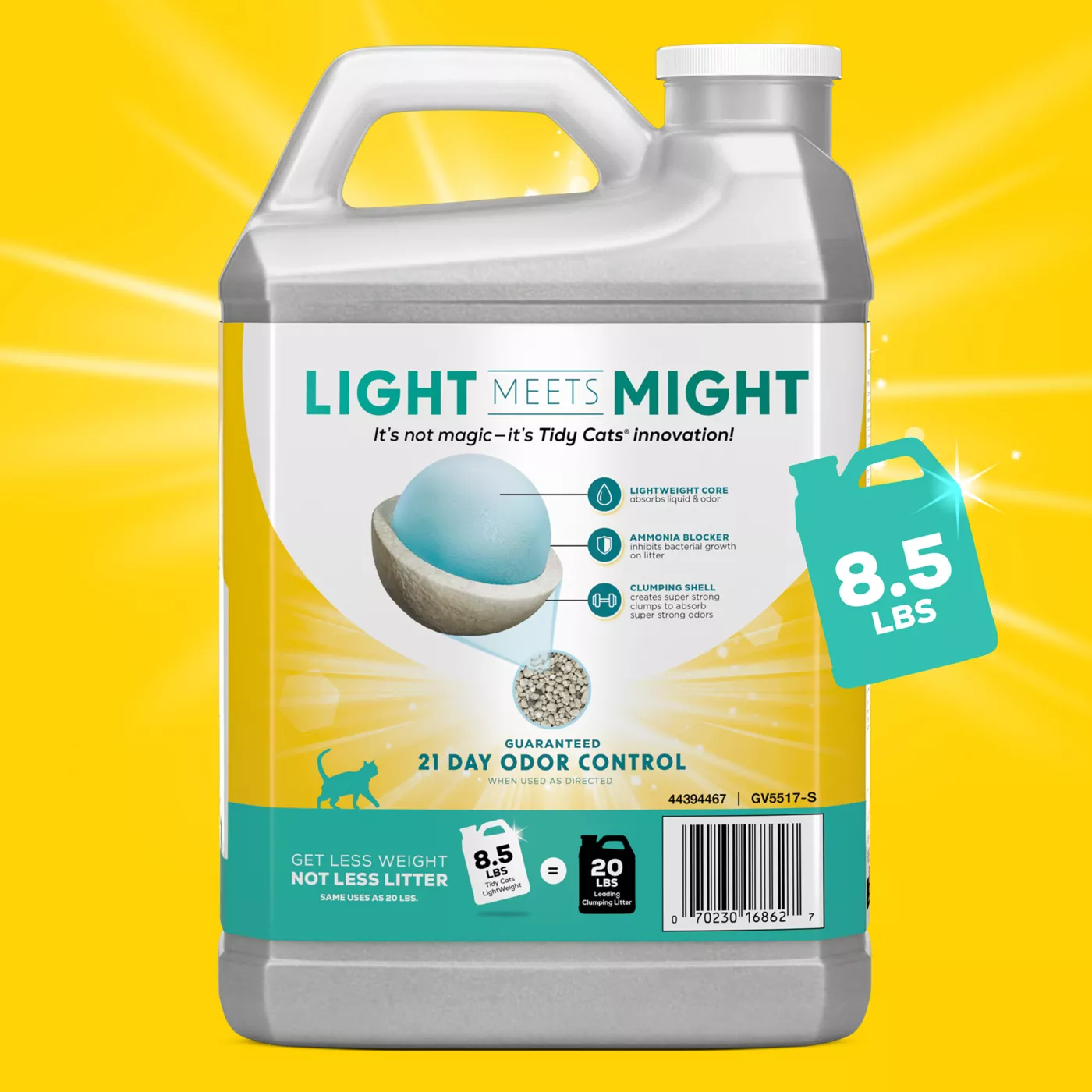 Lightweight unscented cat litter best sale