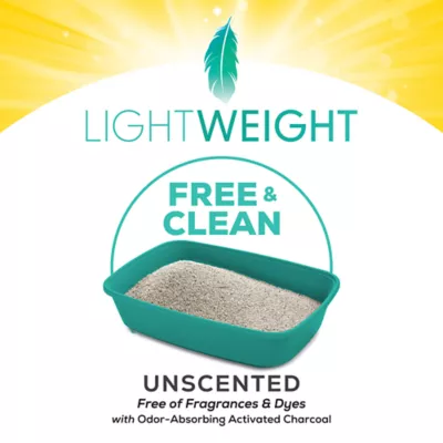 Product Purina® Tidy Cats® Lightweight Multi Cat Clumping Clay Cat Litter - Free & Clean, Unscented