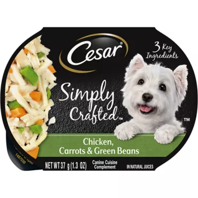 Product Cesar® Simply Crafted  Adult Wet Dog Food & Meal Topper - Grain Free, 1.30 Oz.