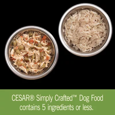 Product Cesar® Simply Crafted All Life Stage Wet Dog Food & Meal Topper - Grain Free, Variety Pack, 8 Count