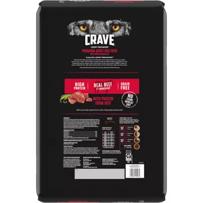 Product CRAVE™ High Protein Adult Dry Dog Food - Grain Free, Beef