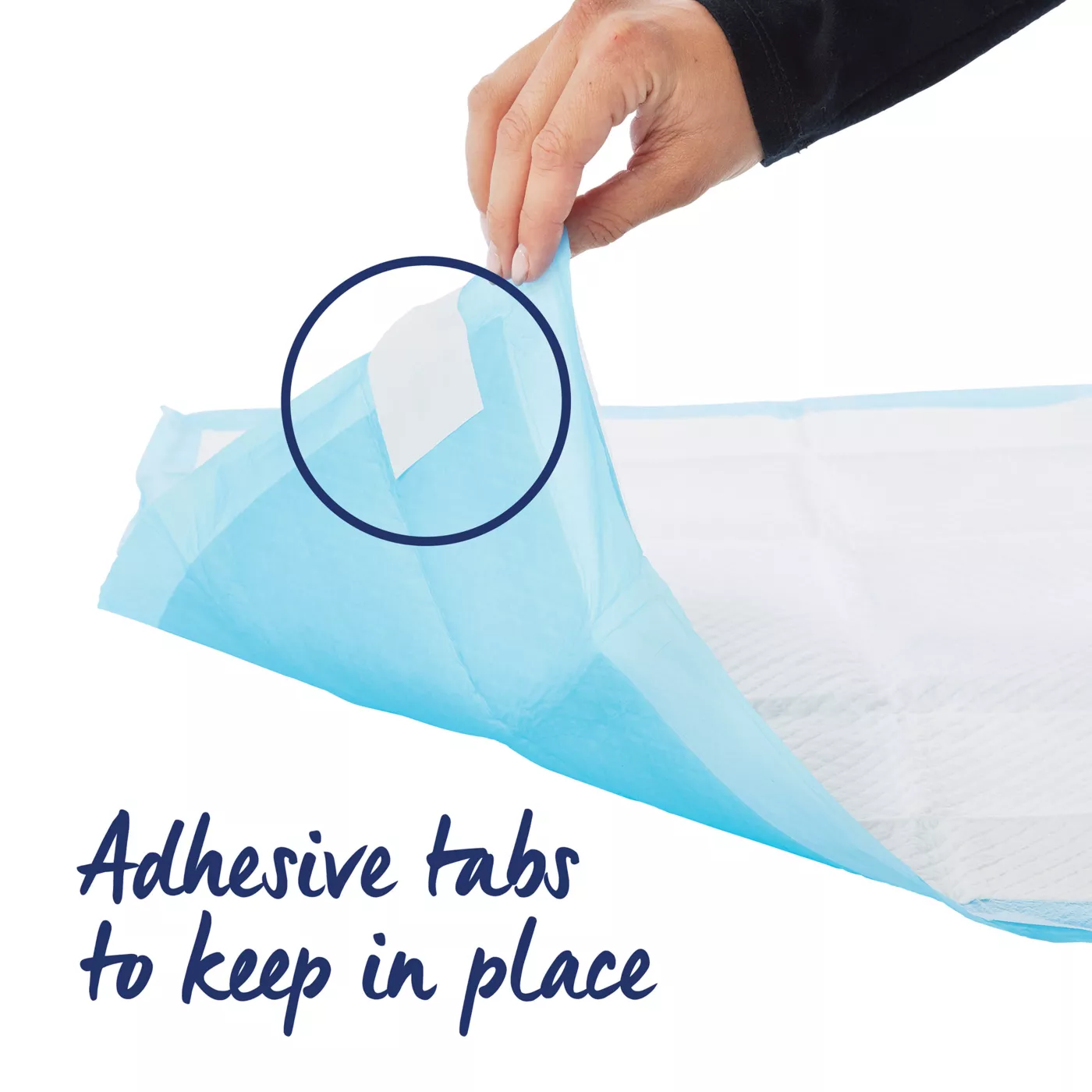 Adhesive pee pads best sale