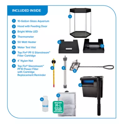 Top Fin® Fascinate Column Aquarium Starter Kit - Image 3