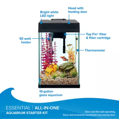 Top Fin® Fascinate Column Aquarium Starter Kit - Image 4