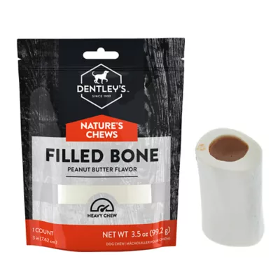 Product Dentley's® Medium Filled Femur Bone Dog Chew - Peanut Butter